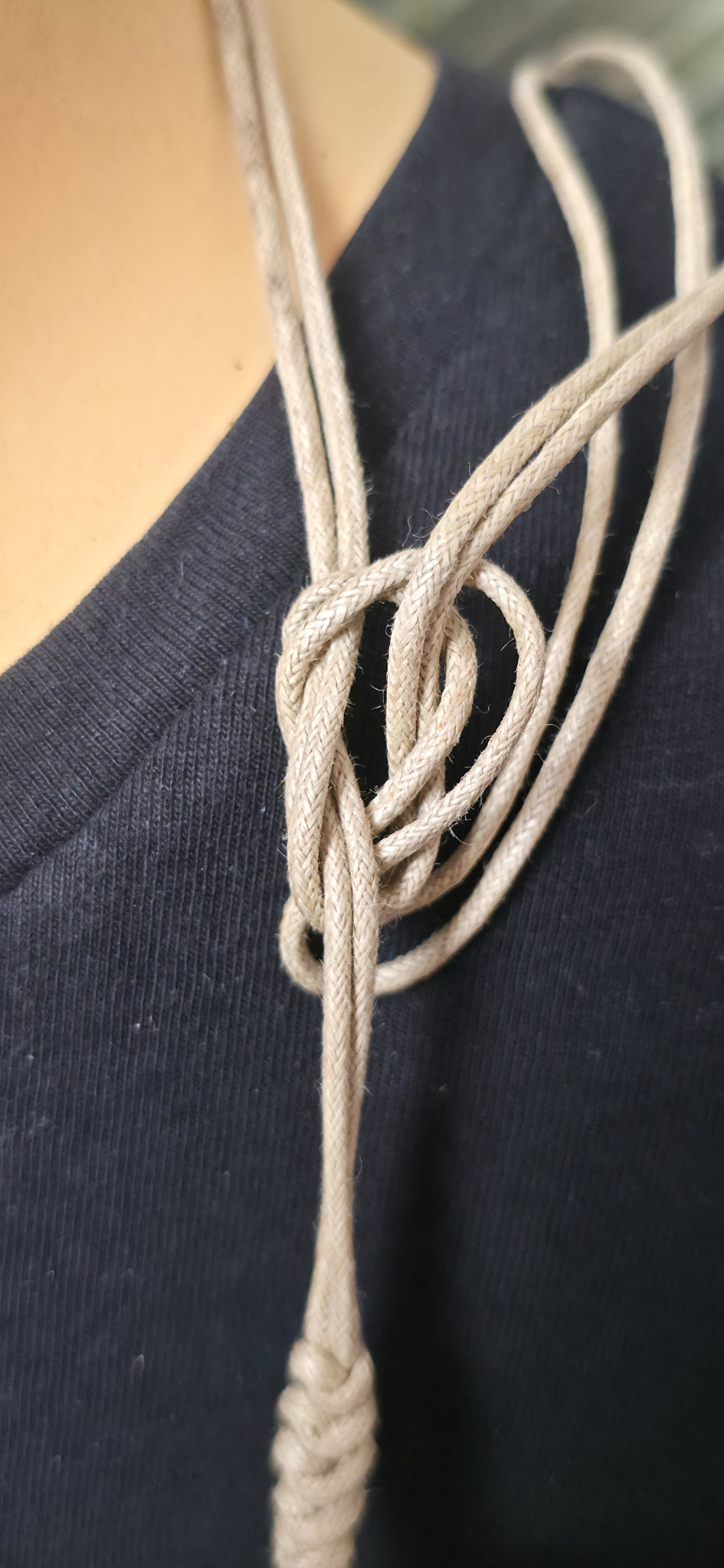 Muschel Statement – Halskette/Gürtel in Naturfarben Boho Style