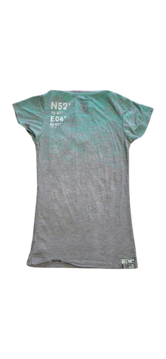 G-STAR Damen T-Shirt Grau Grün