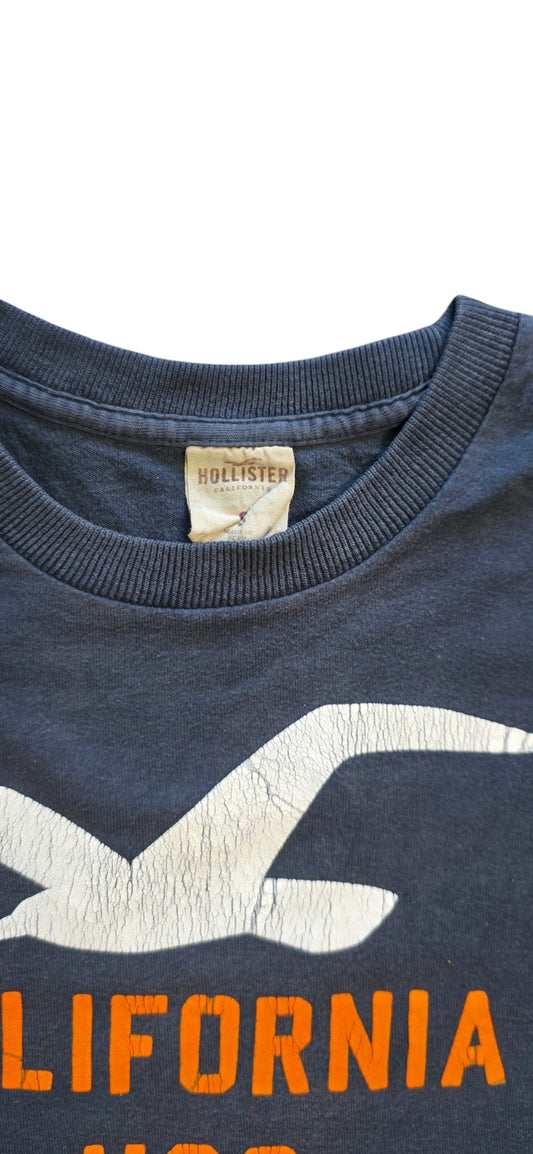 Holister T-Shirt Unisex Dunkel Blau