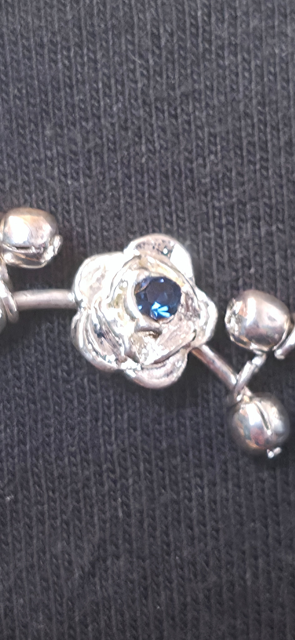 Blumen Halskette mit Strass