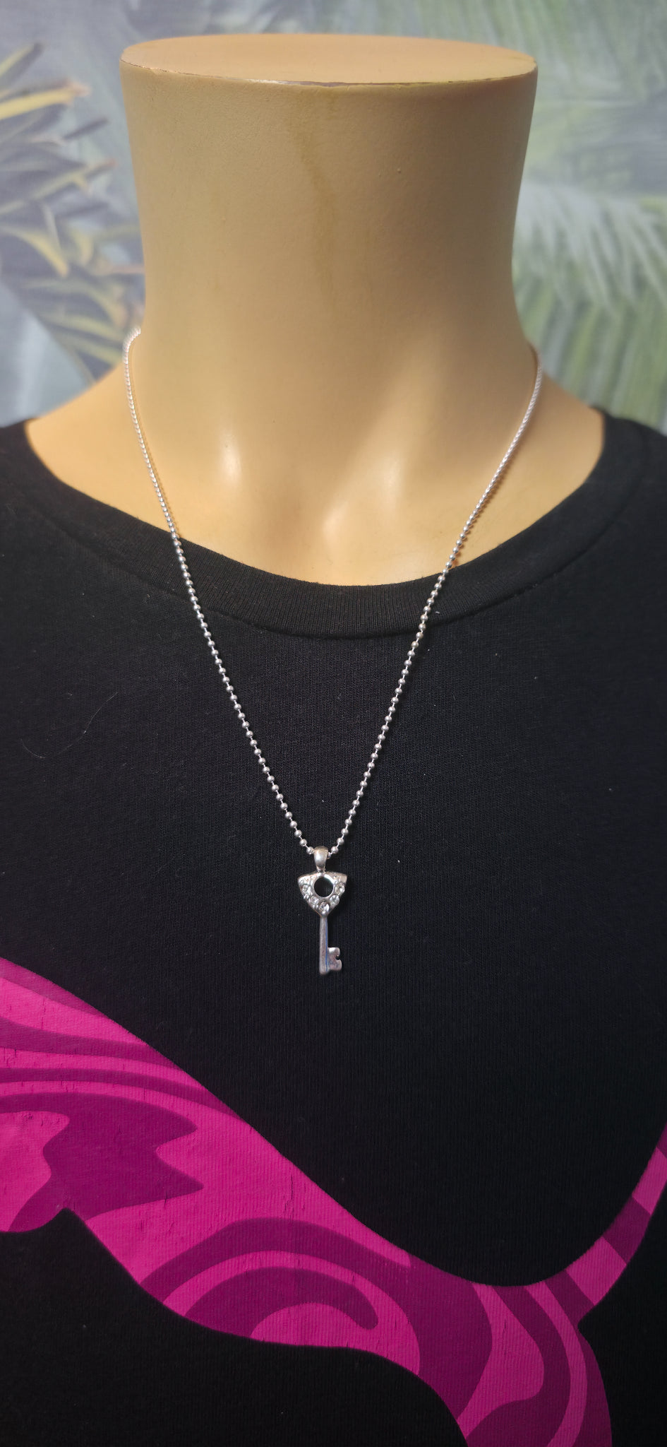 Schlüssel Halskette mit Strass