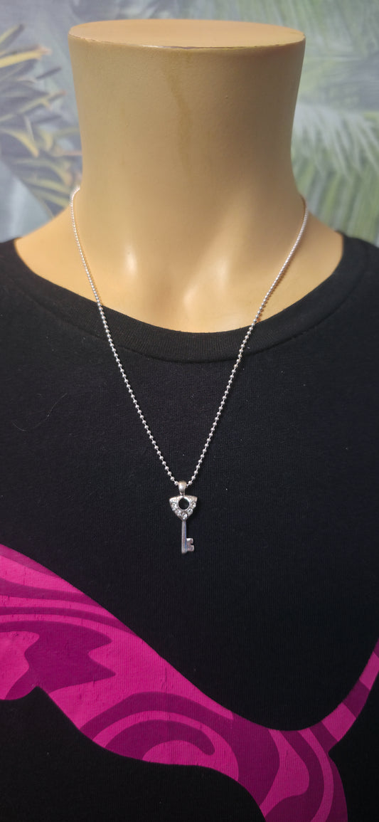 Schlüssel Halskette mit Strass