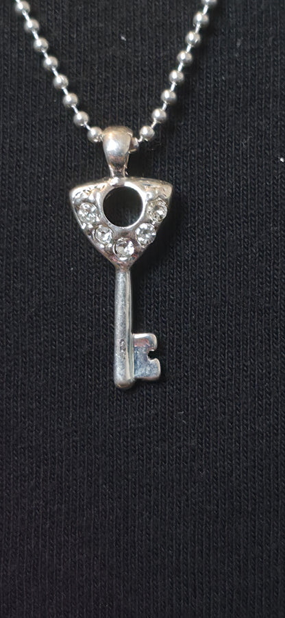 Schlüssel Halskette mit Strass