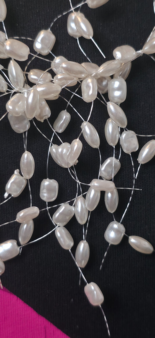 Elegante Perlen Statement Halskette