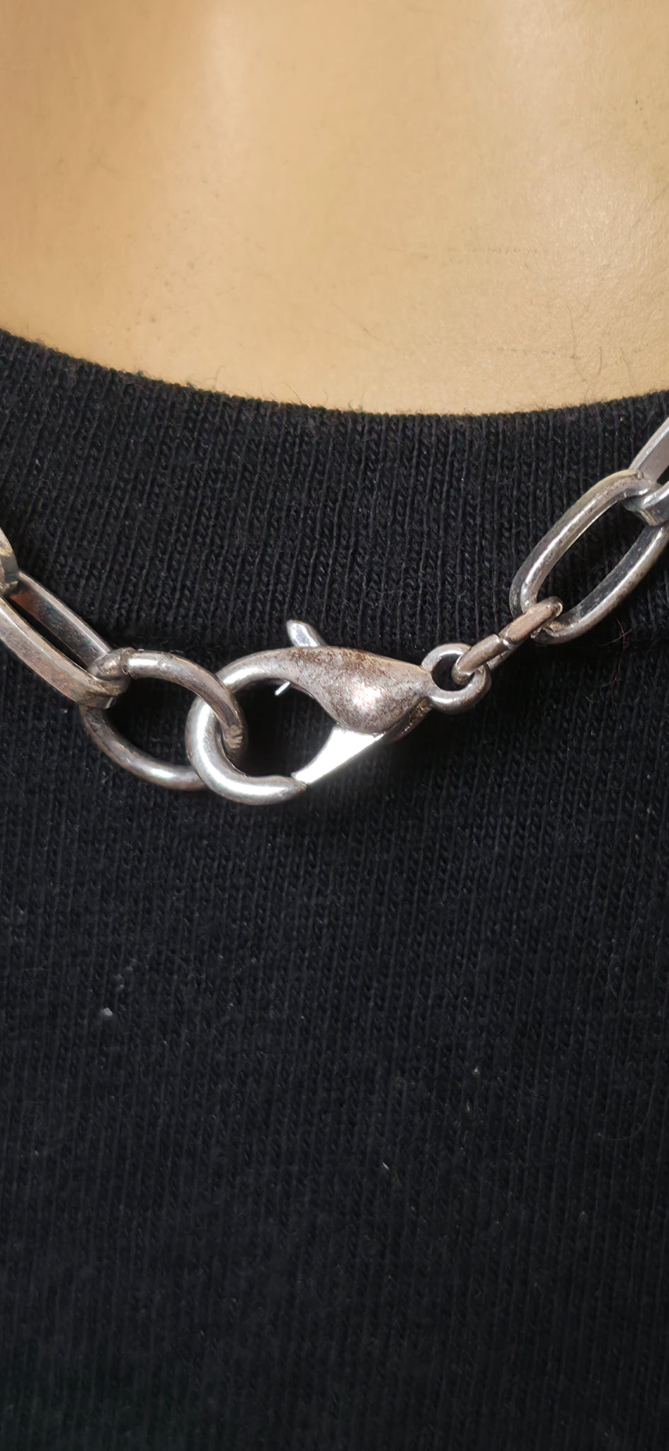 Statement Halskette Grün & Weiß mit Ringen – moderner Trend Schmuck
