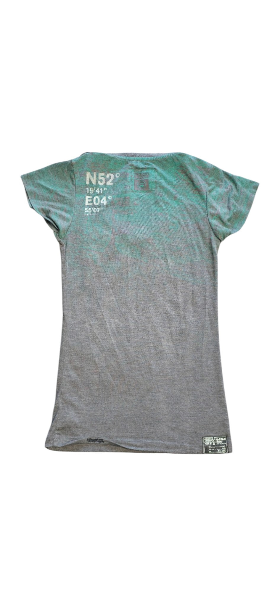 G-STAR Damen T-Shirt Grau Grün