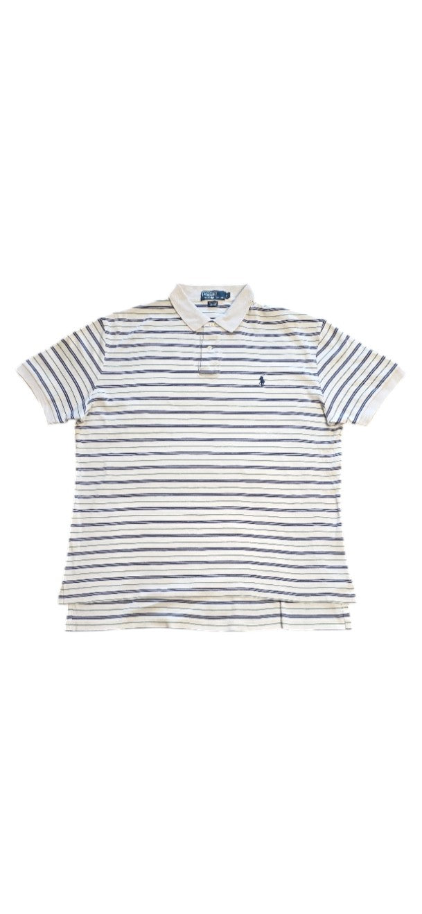 Polo Ralph Lauren Polo Shirt gestreift Weiß, Blau, Grün