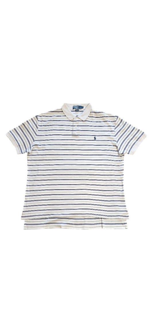 Polo Ralph Lauren Polo Shirt gestreift Weiß, Blau, Grün