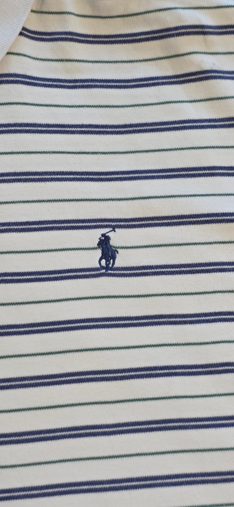 Polo Ralph Lauren Polo Shirt gestreift Weiß, Blau, Grün