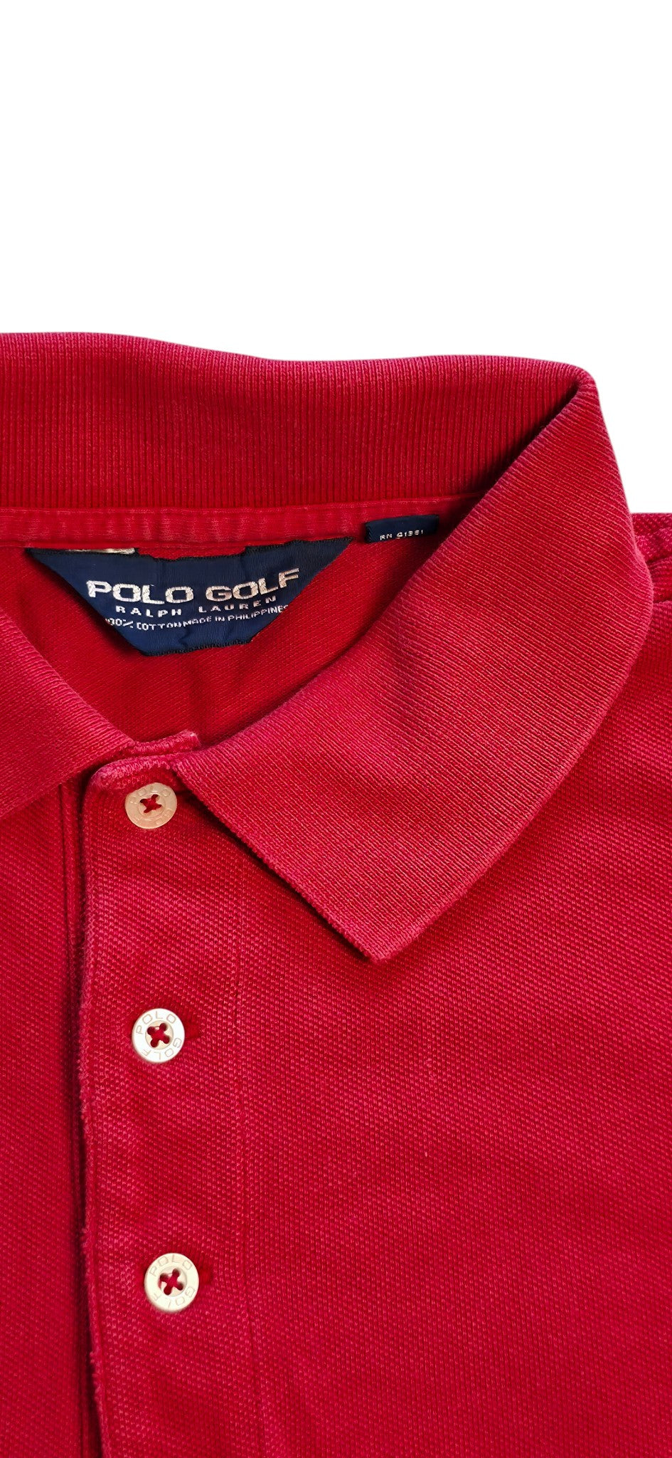 Ralph Lauren Polo Shirt Rot Gr.L