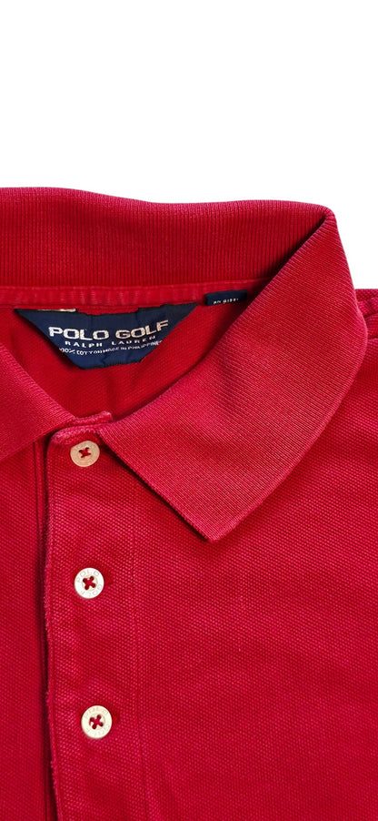 Ralph Lauren Polo Shirt Rot Gr.L