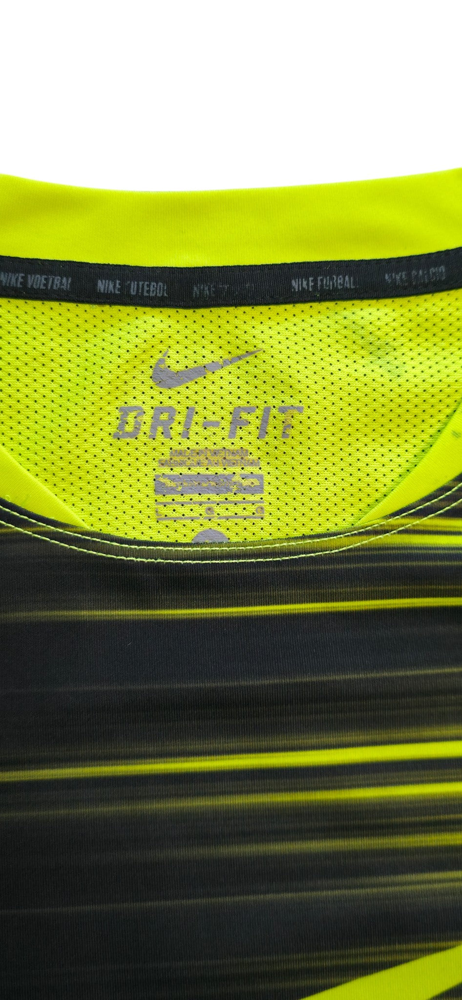 Nike Trikot in Neon Gelb, Schwarz