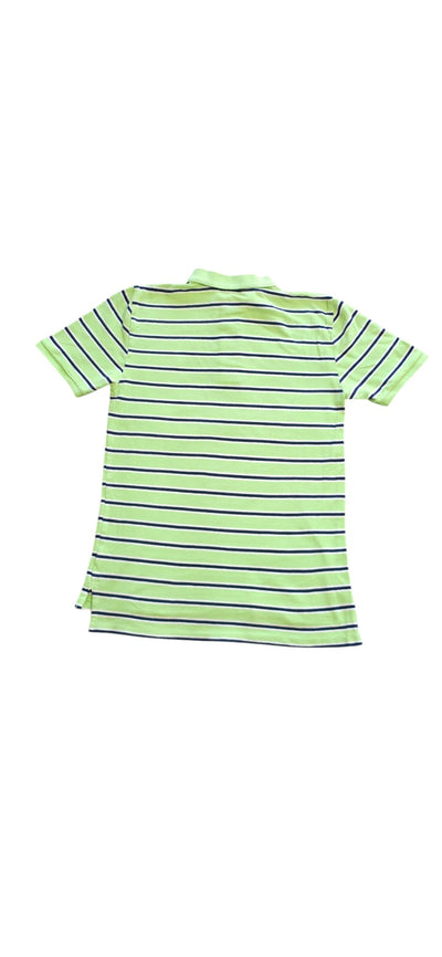 Ralph Lauren Polo Shirt gestreift Grün, Weiß, Schwart