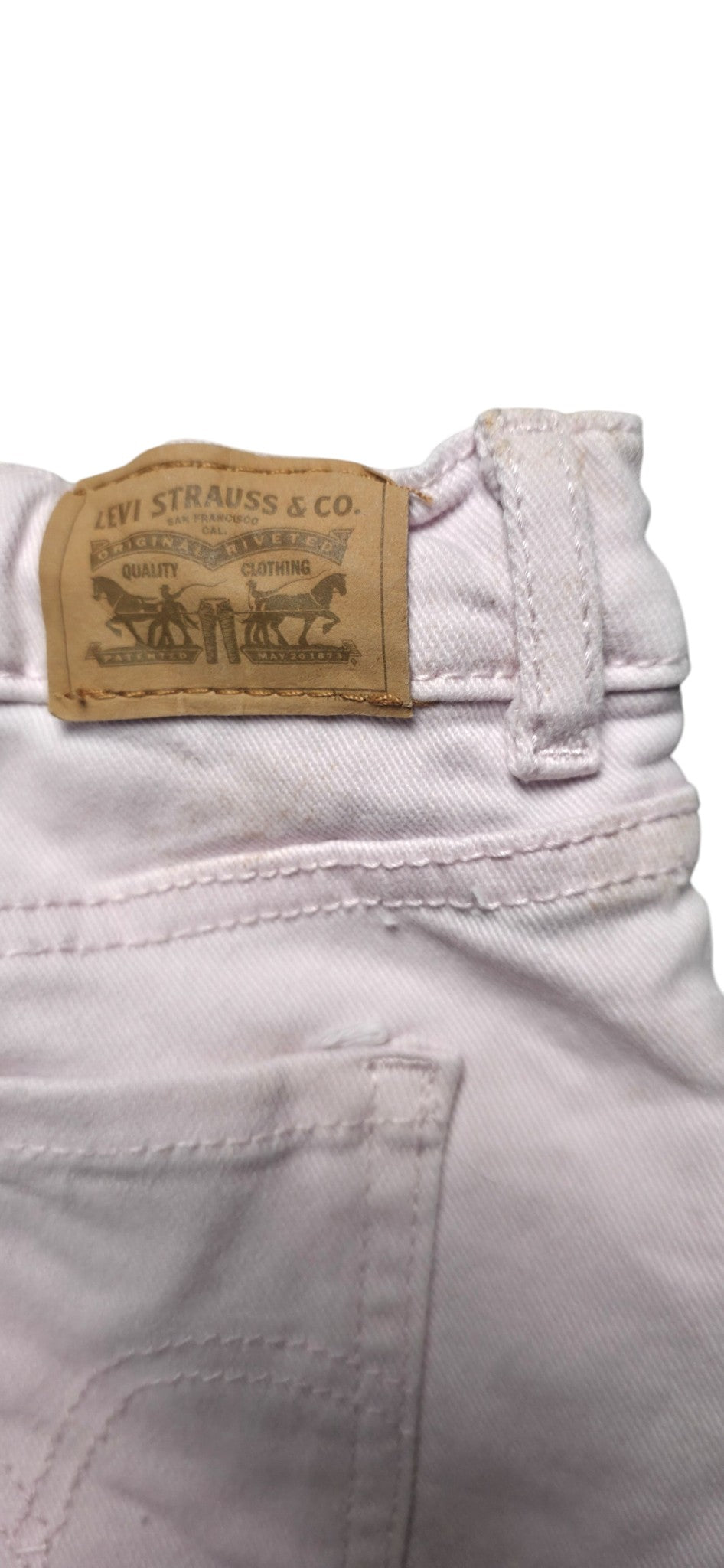 Levis Straus und Co. Jeans Hose in Rosa