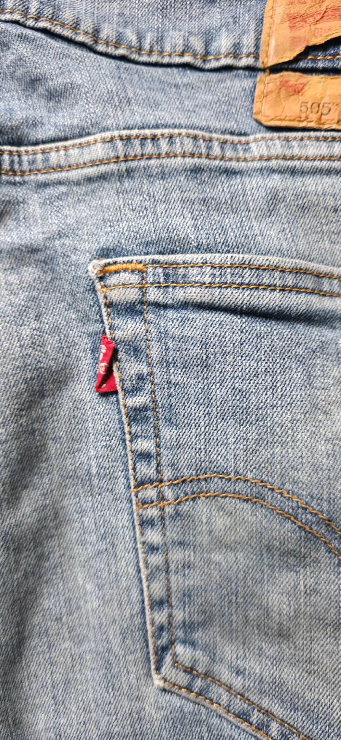 Levis Jeans Hose Grau/Blau