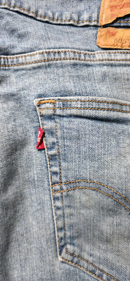 Levis Jeans Hose Grau/Blau