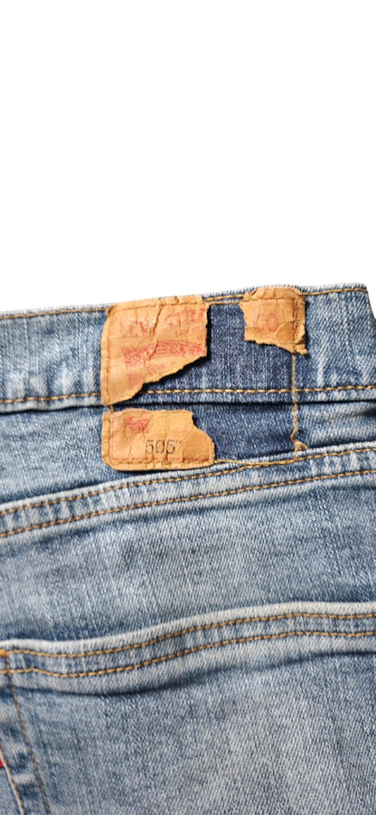 Levis Jeans Hose Grau/Blau