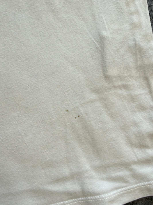 Levis T-Shirt in Weiß Logo mit Rosa/lila und Blauen Streifen